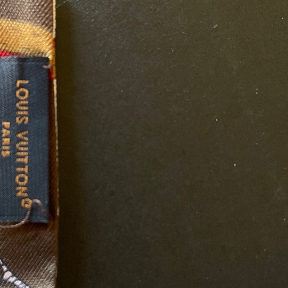 EUC LOUIS VUITTON TWILLY SMALL SCARF VIVIENNE - Picture 11 of 11